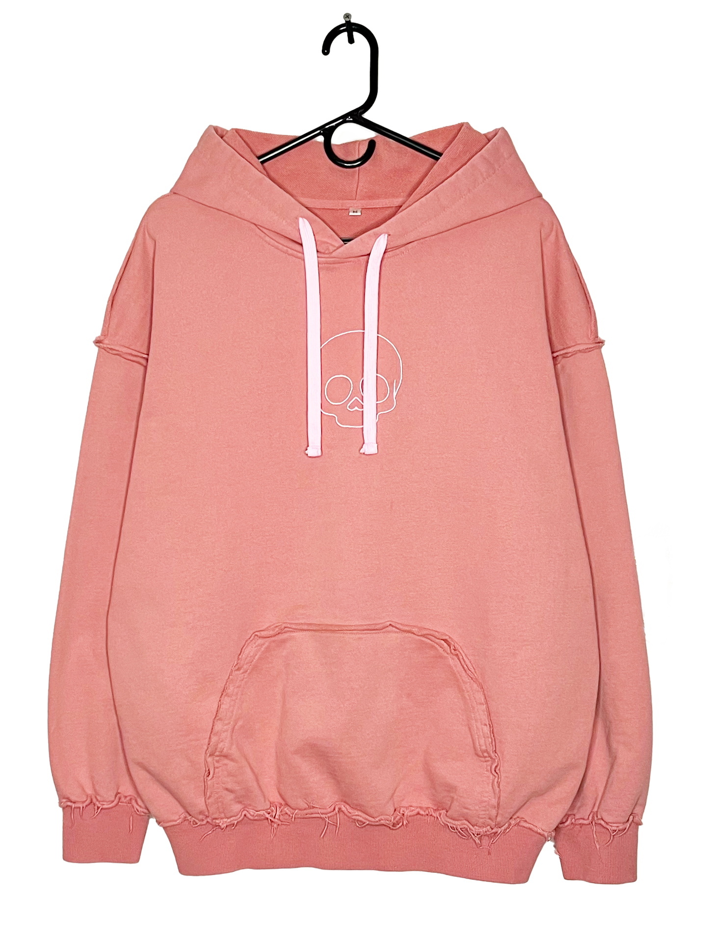 pink hoodie