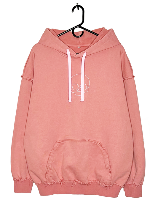 pink hoodie