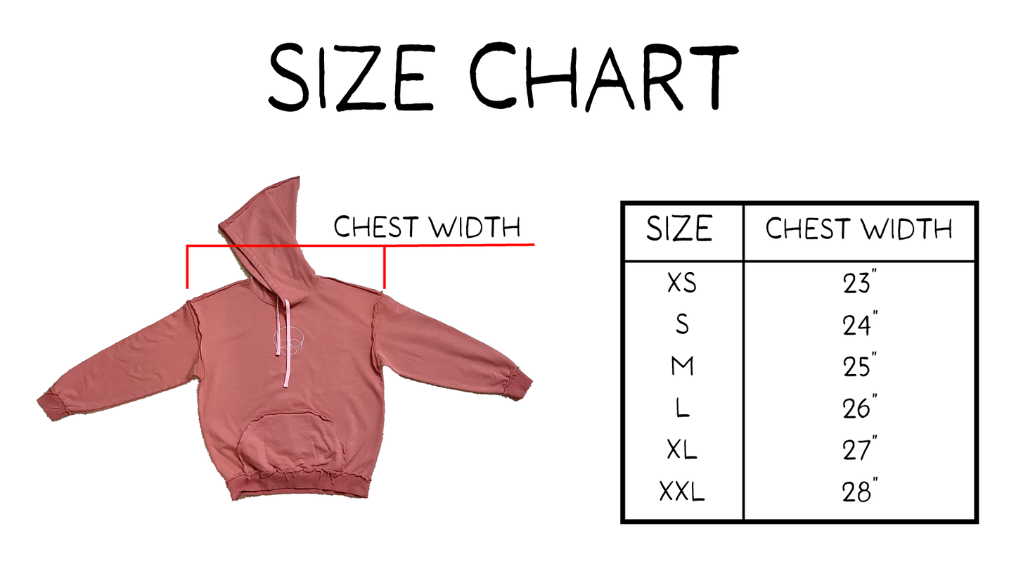 pink hoodie